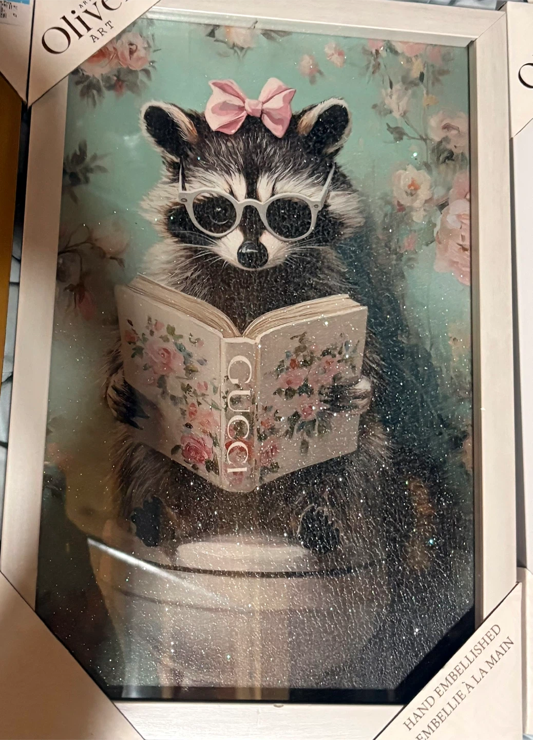 Oliver Art Hand Embellished Framed Wall Art - photo 3