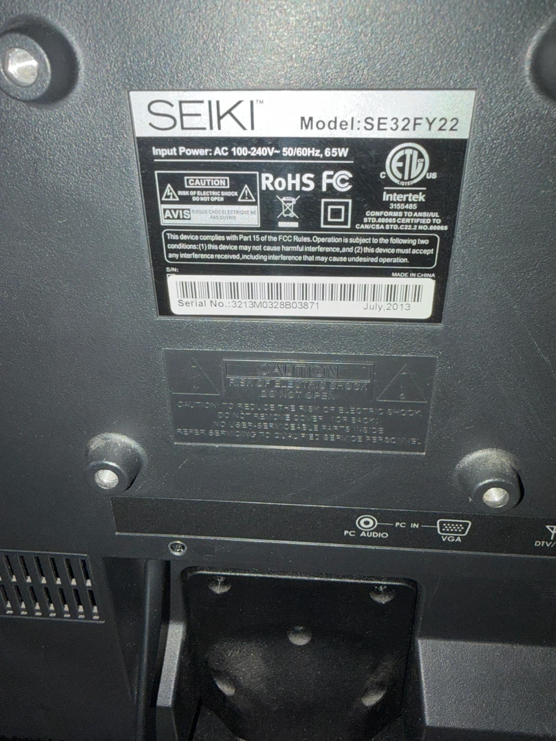 Seiki 32-inch LED Television SE32FY22 - photo 2