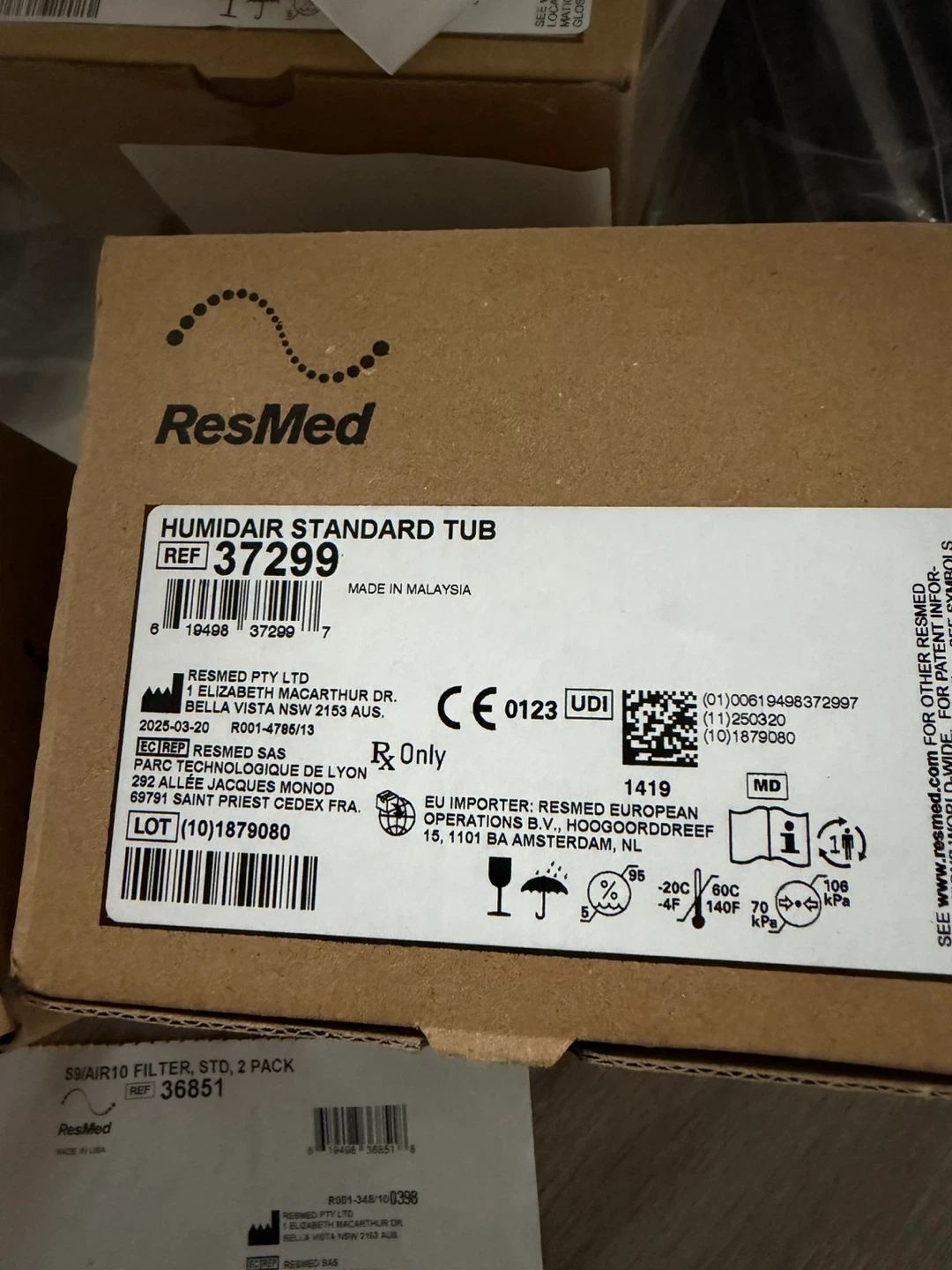 ResMed CPAP Parts new in package/box - photo 2