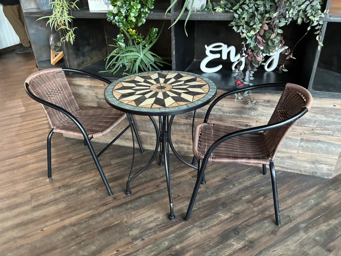 Bistro Table and Two Chairs Set