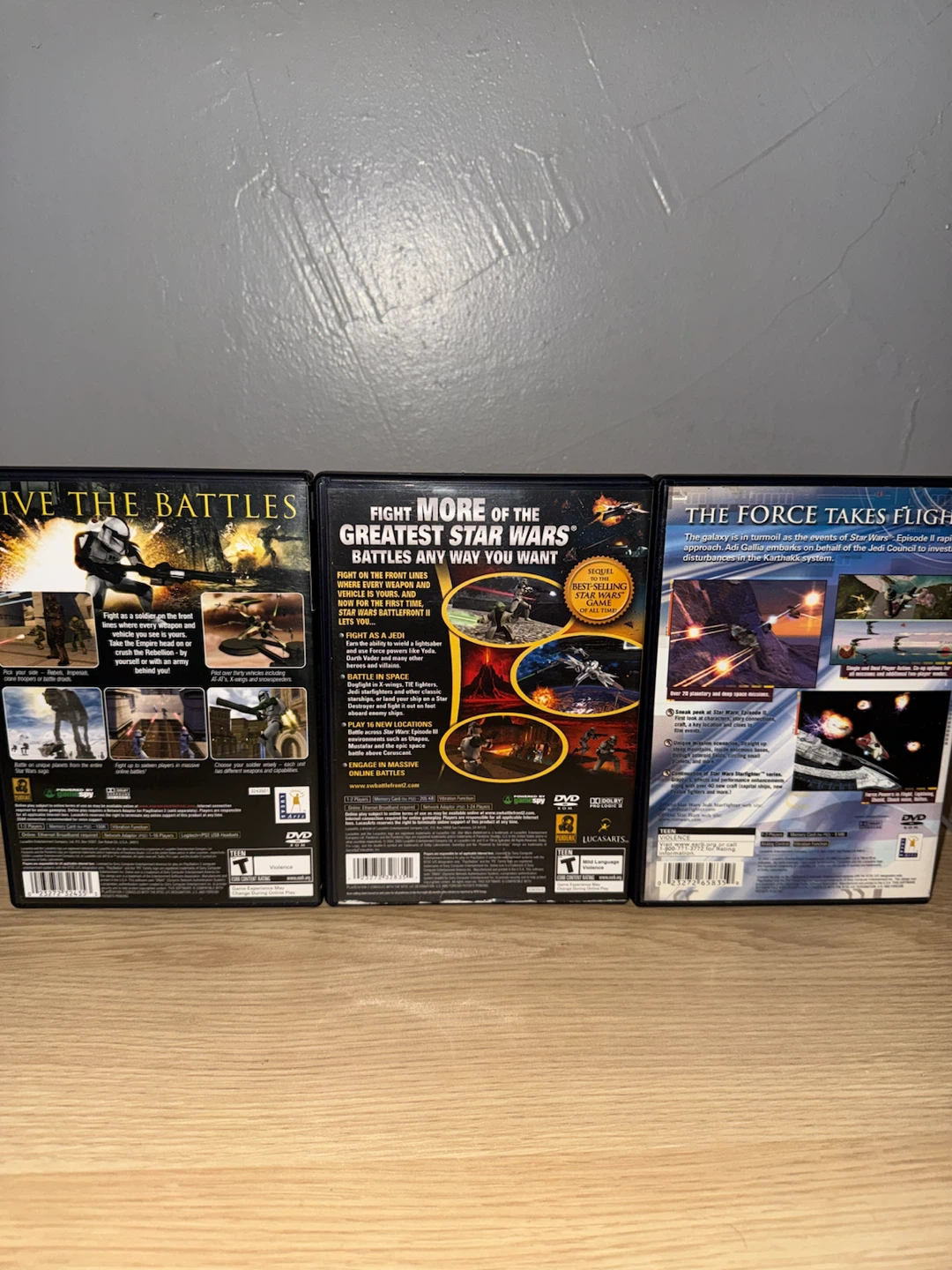 3 Star Wars PlayStation 2 Games - photo 4
