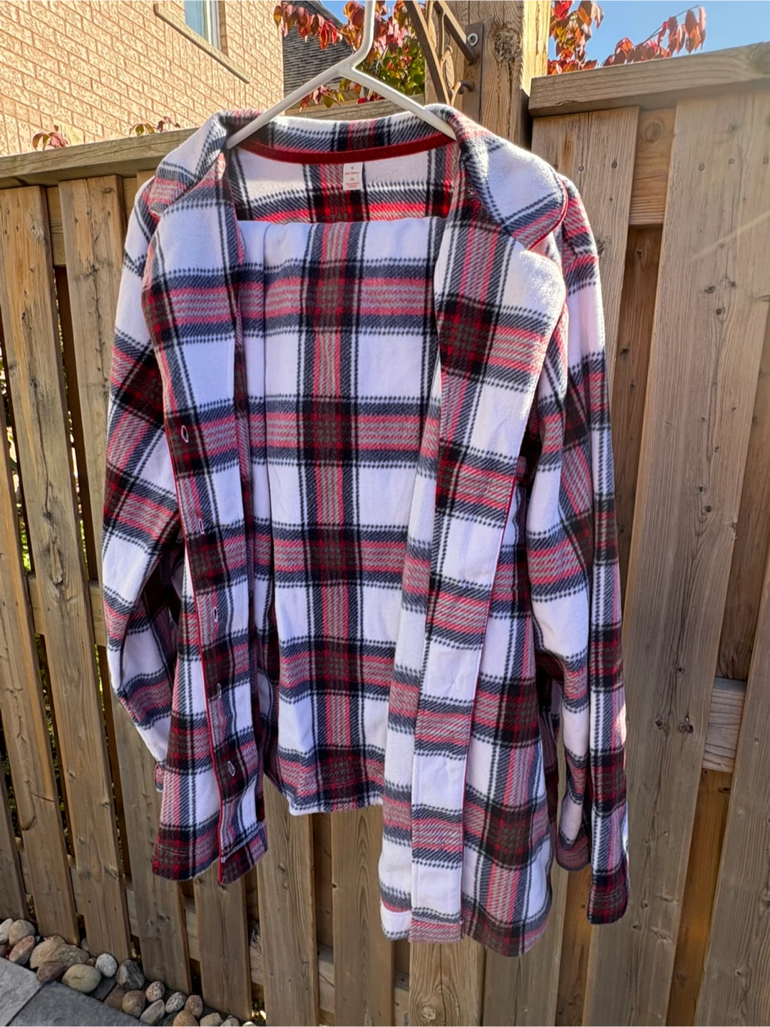 Joe Fresh Plaid Fleece Pajama Set