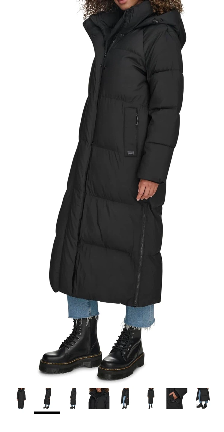 Authentic Levi's brand new Women Puff Long Puffer Jacket - Black - photo 2