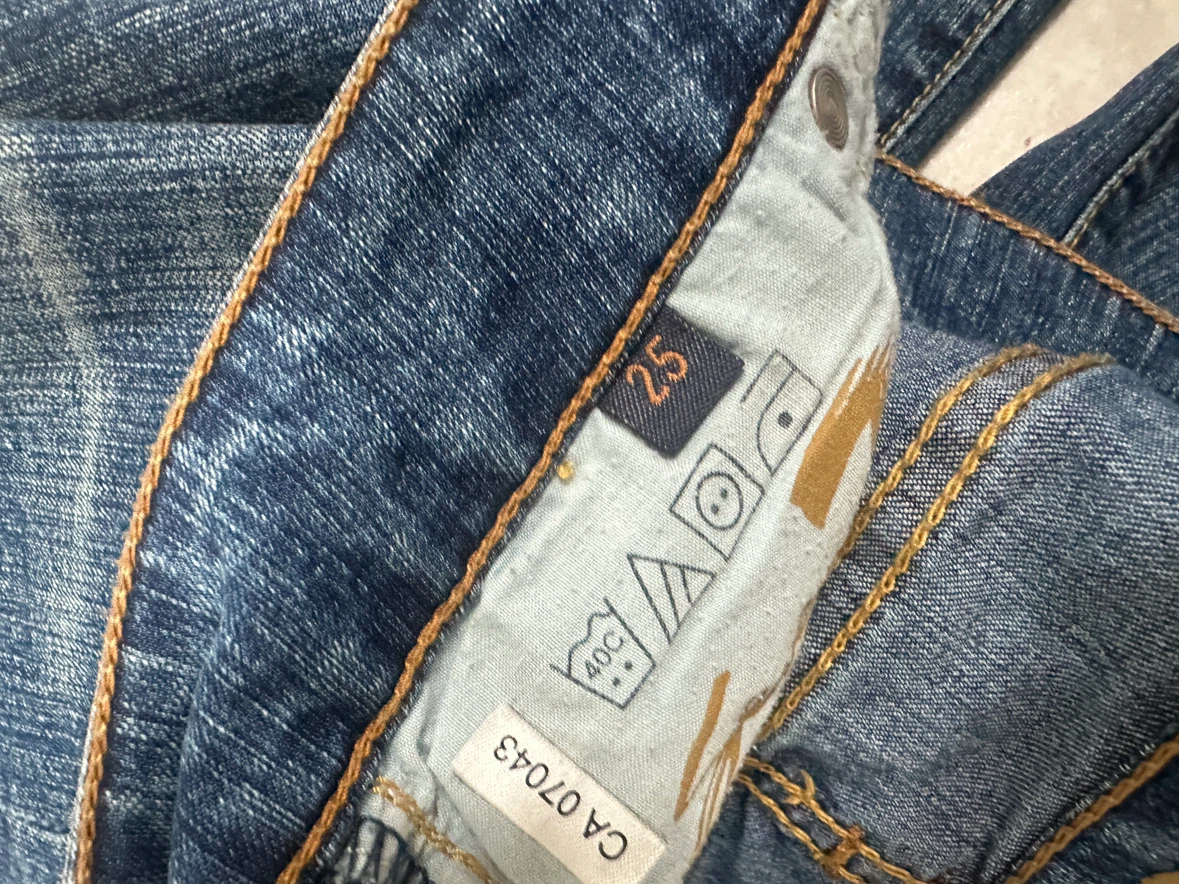 y2k Seven7 Blue Denim Jeans - photo 3