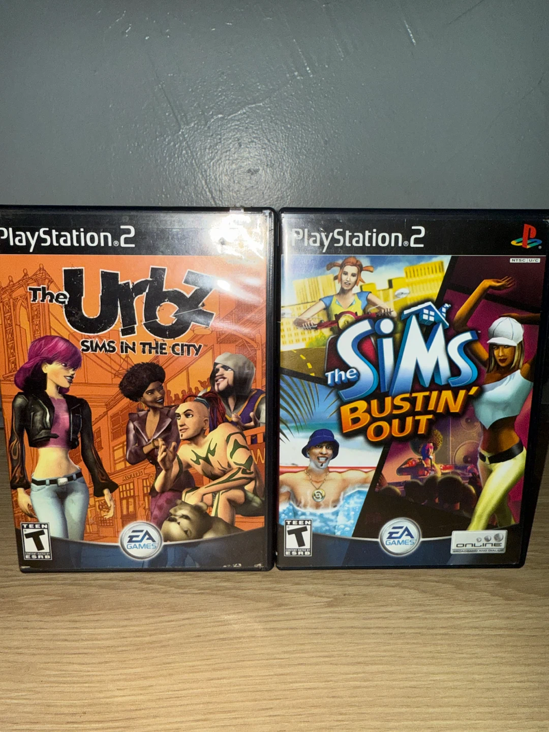 The Urbz and The Sims Bustin' Out PS2 Games
