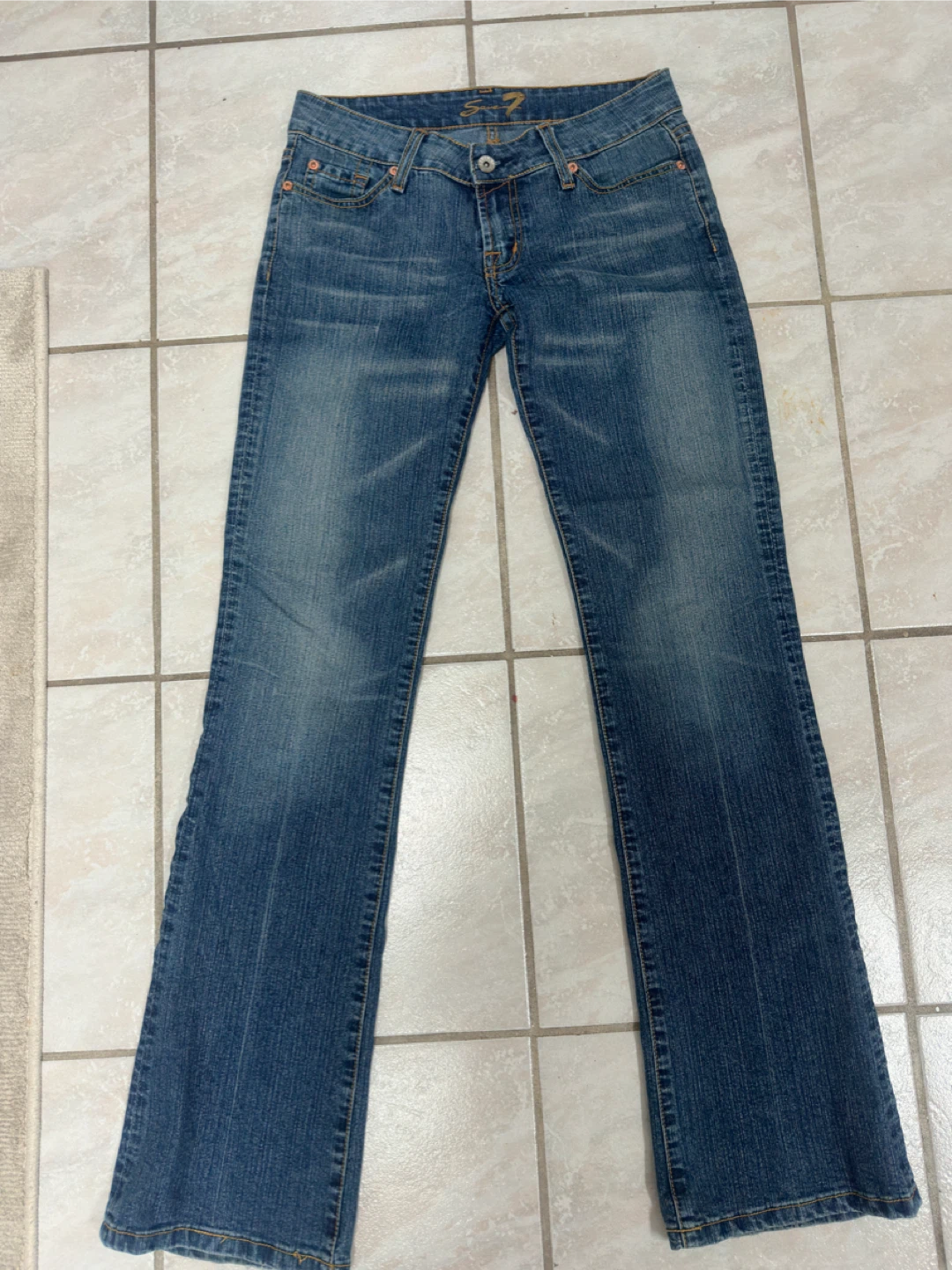 y2k Seven7 Blue Denim Jeans