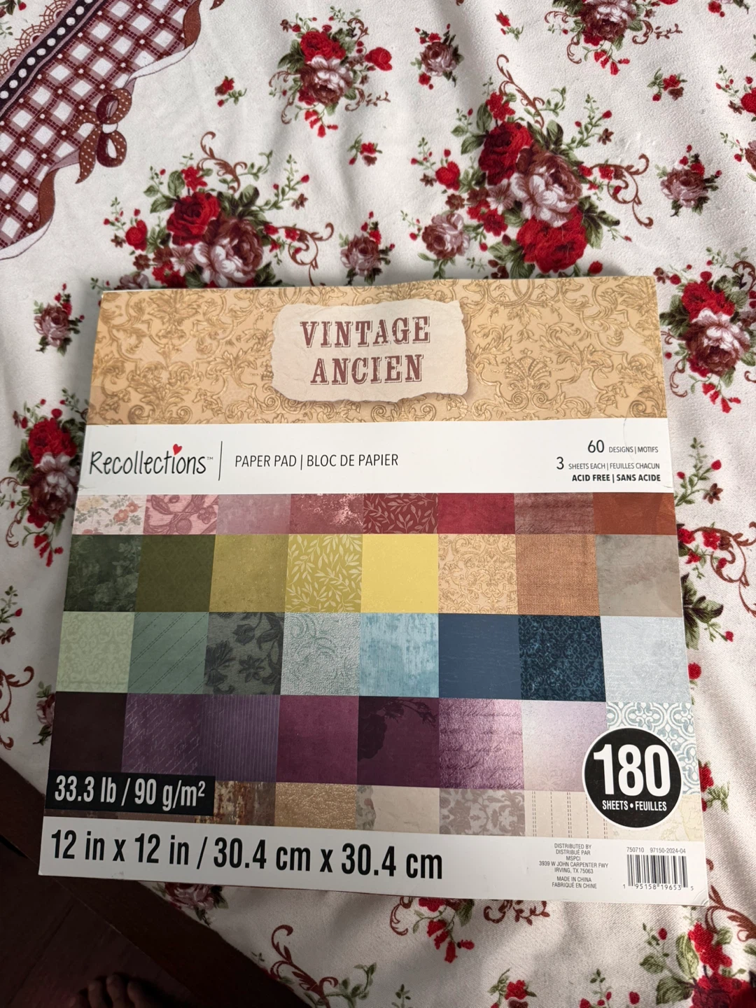 Recollections Vintage Ancien Paper Pad