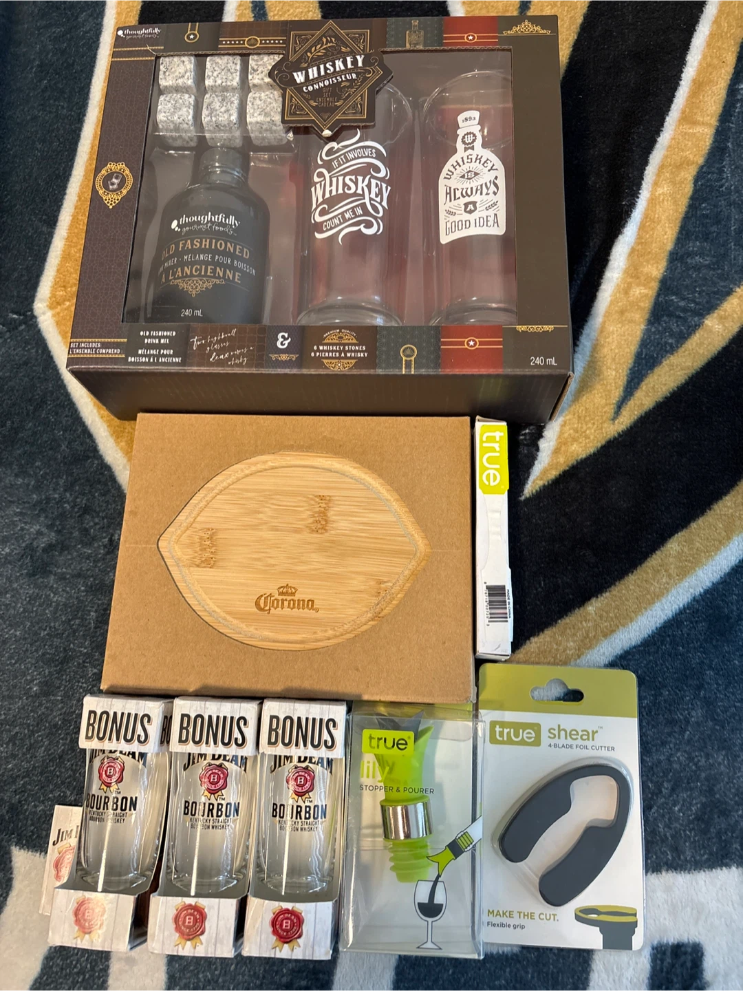 Whiskey Gift Set and Barware Bundle