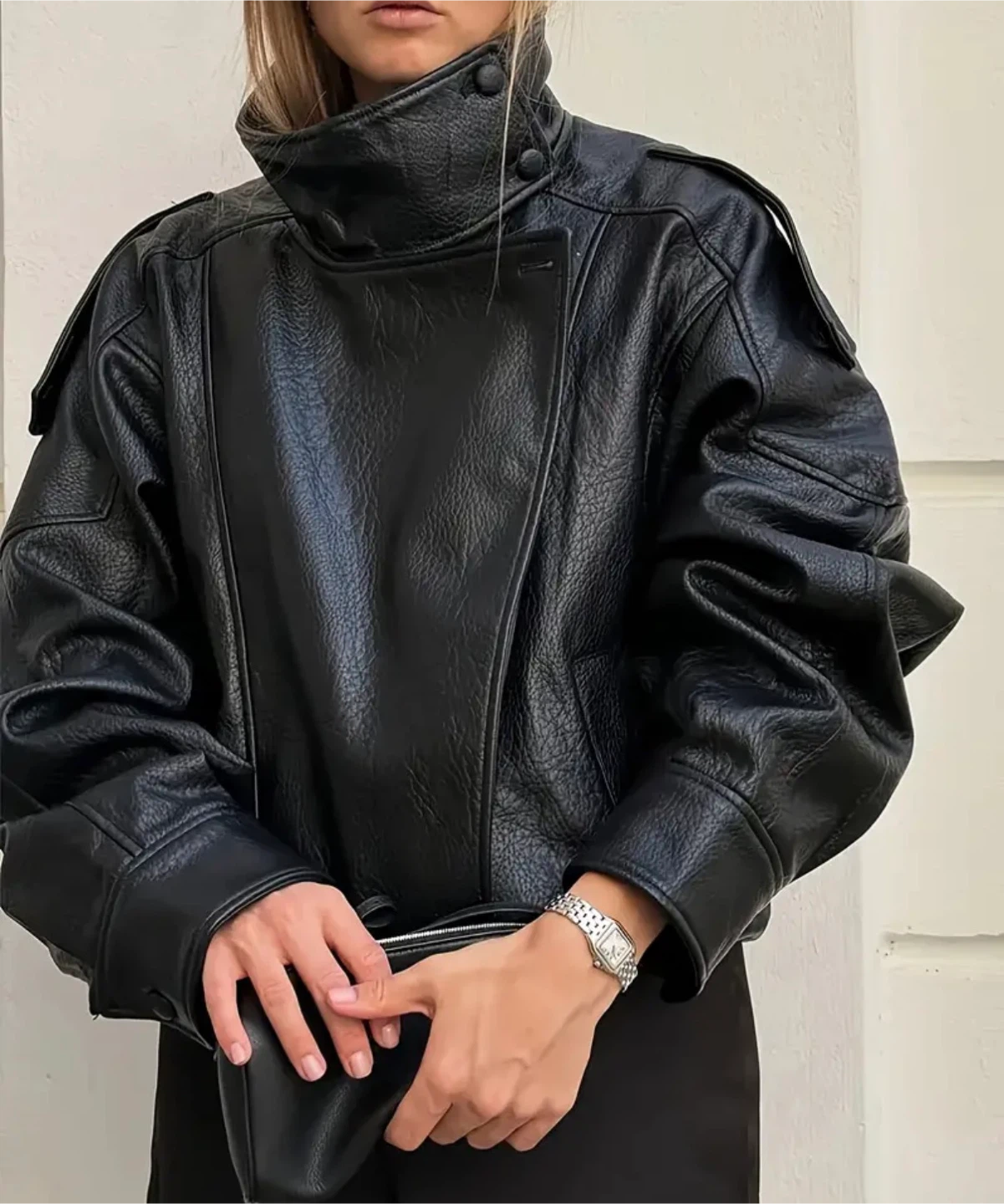 Brand new Black Leather Jacket