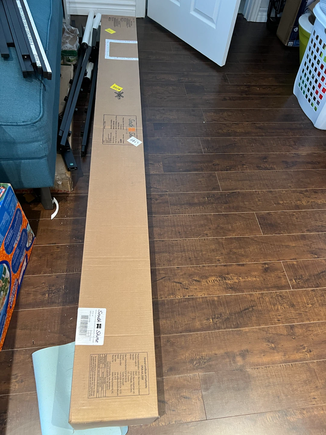 2 South Shore Sweedi Twin Wooden House Bed Frame, 1BNIB 1opened - photo 5
