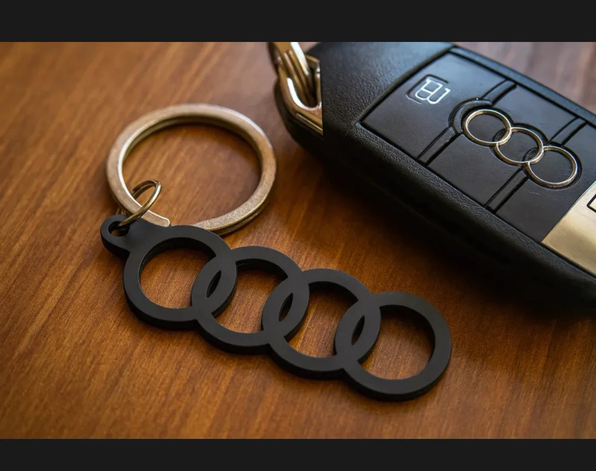 Audi Four Rings Keychain