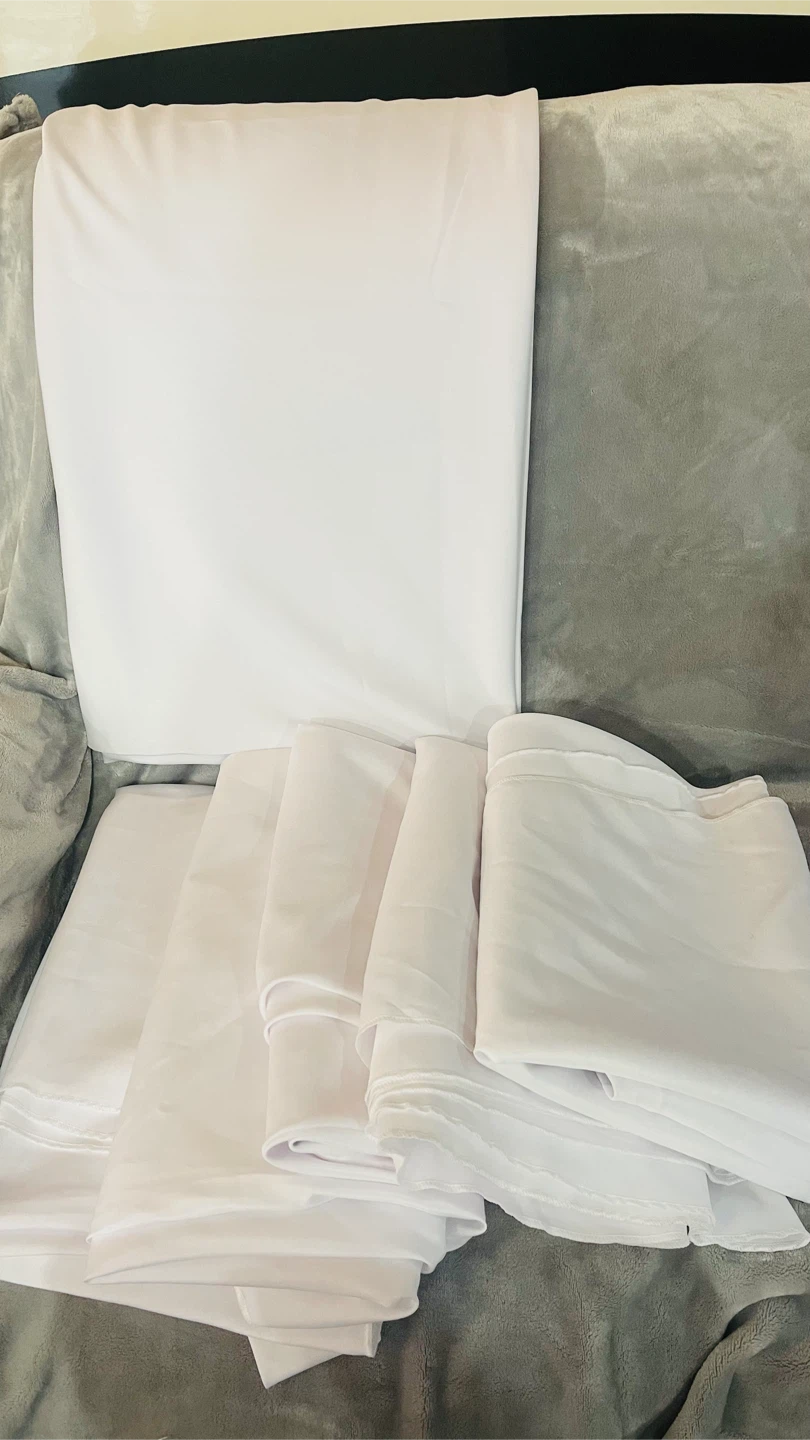 White linen tablecloths - photo 2