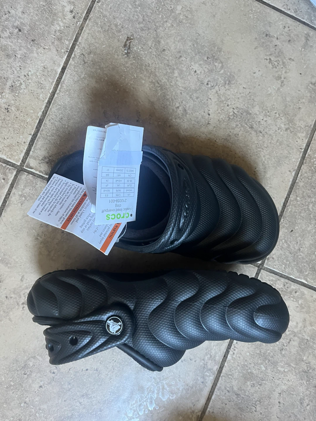 Crocs Classic Lined Overpuff Clog Black - photo 2