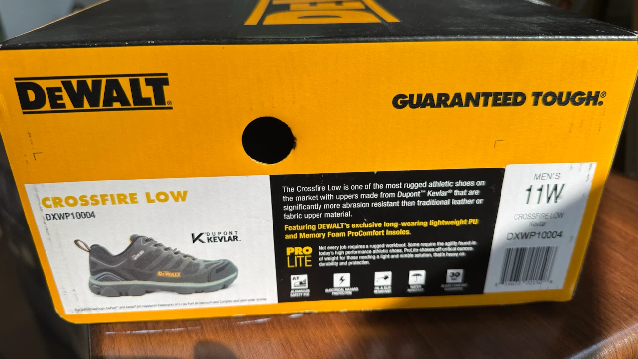 DeWalt Crossfire Low Work Shoes Size 11W - photo 2
