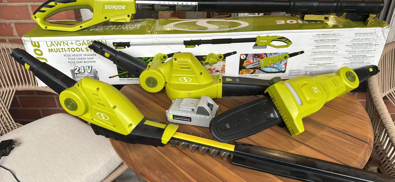 Sun Joe 24V Lawn and Garden Multi-Tool System