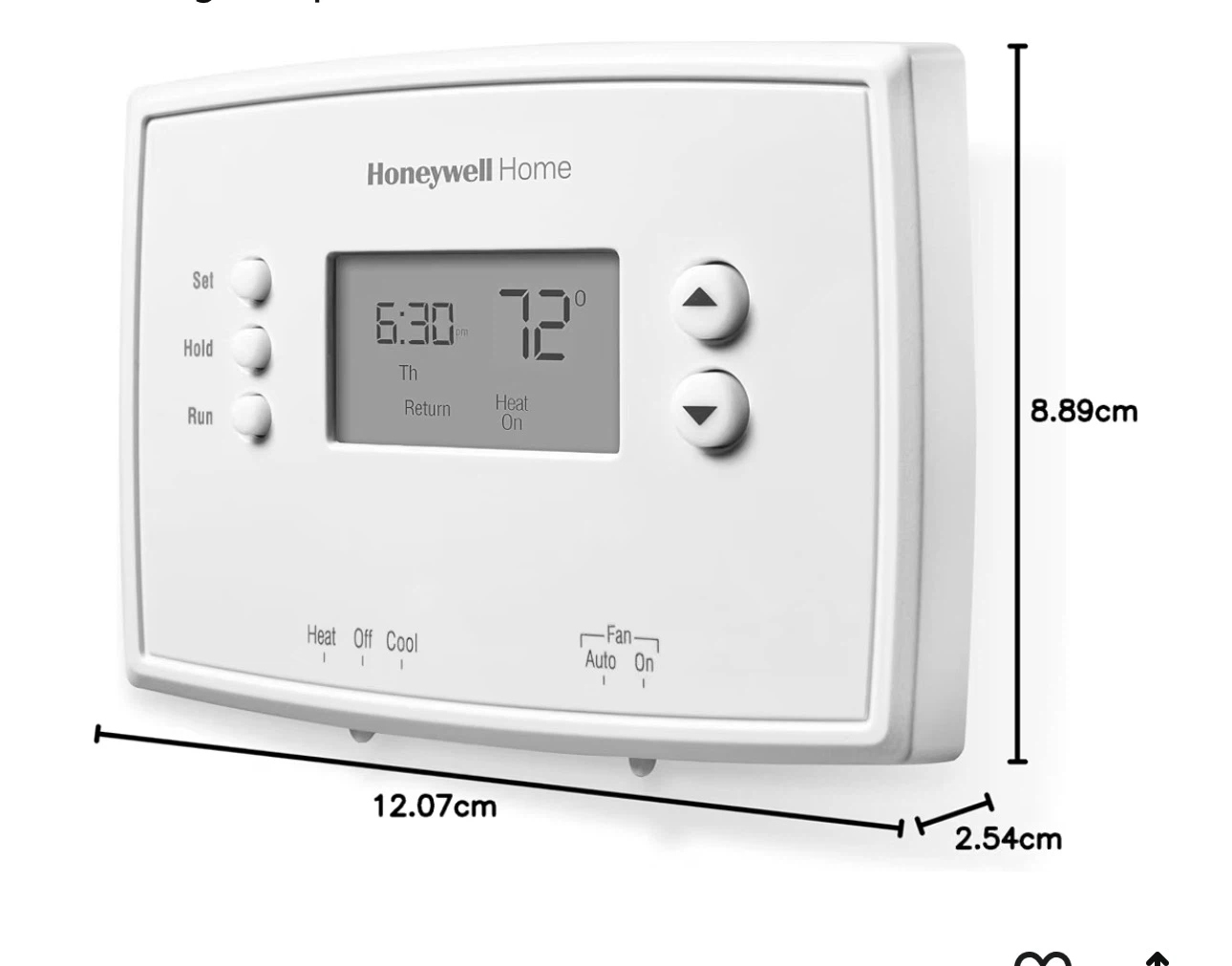 Honeywell Home RTH221 Programmable Thermostat - photo 2