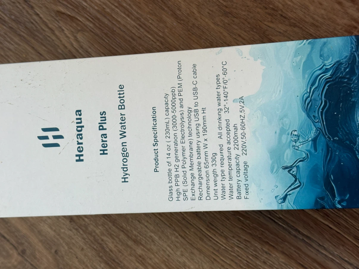 Heraqua Hera Plus Hydrogen Water Bottle - photo 3