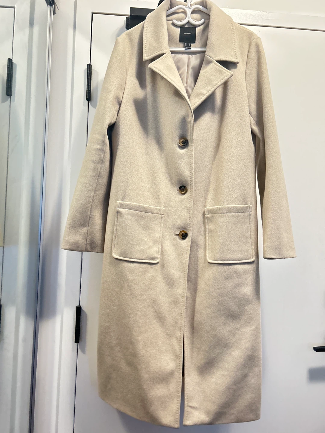 Forever 21 Beige Coat - XL