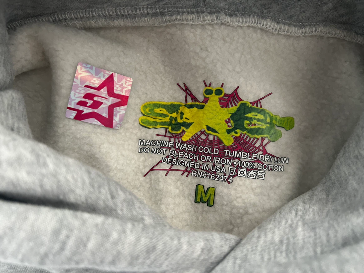 Sp5der Grey Hoodie - photo 2