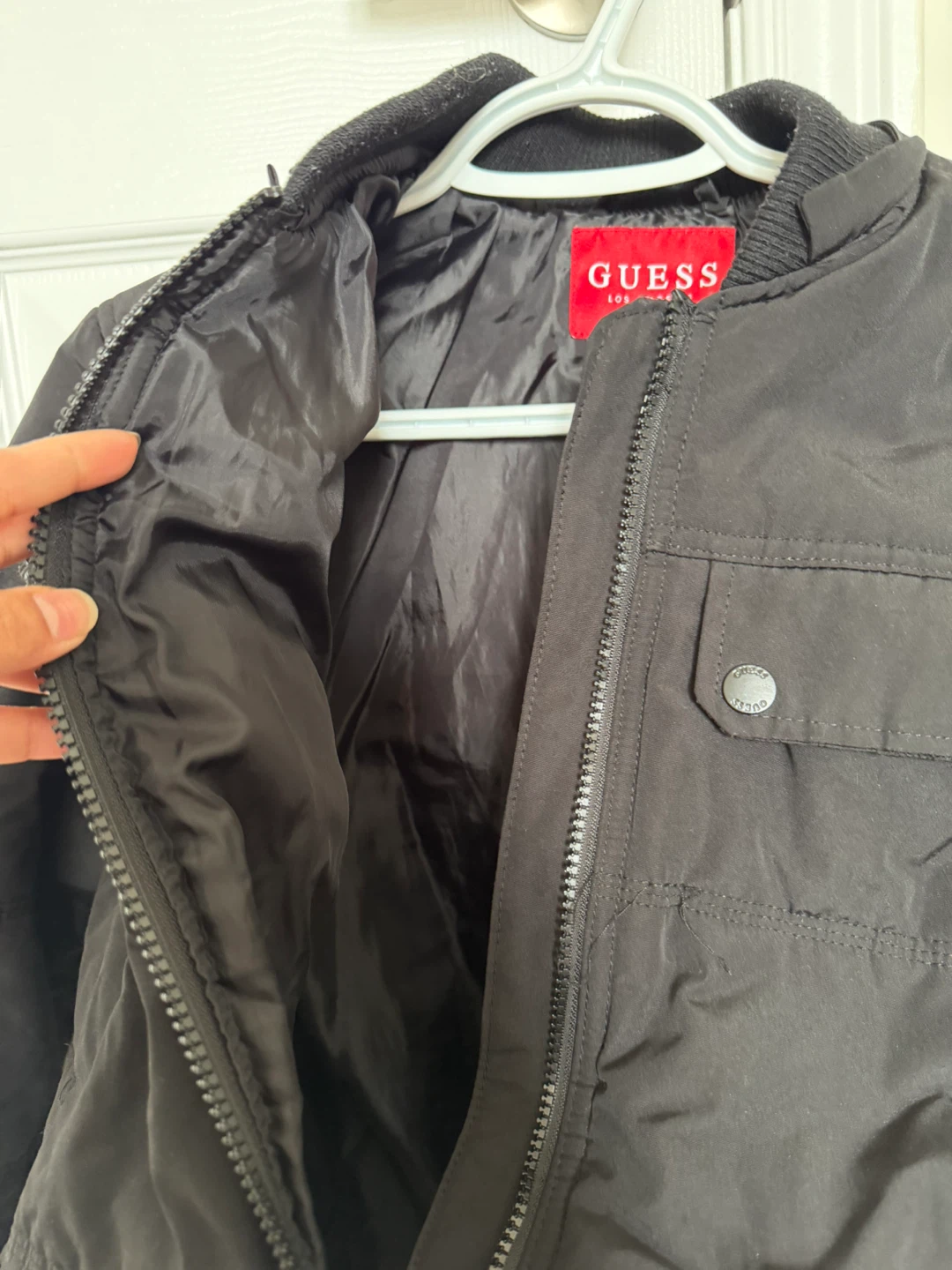 Guess kids Black Bomber Jacket - photo 3