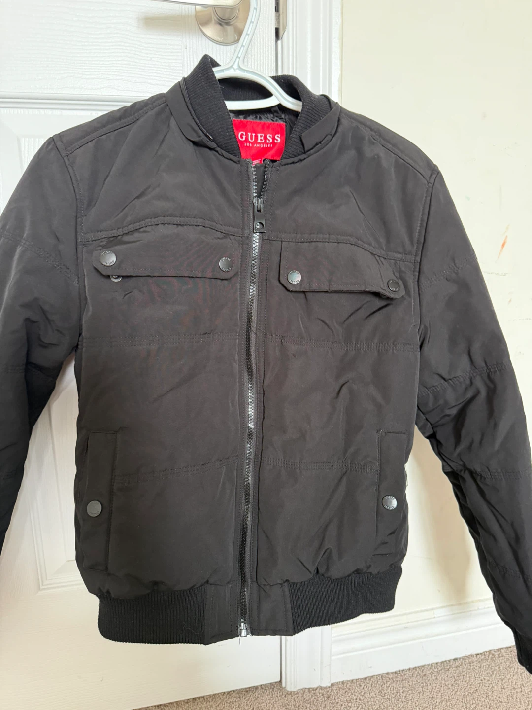 Guess kids Black Bomber Jacket