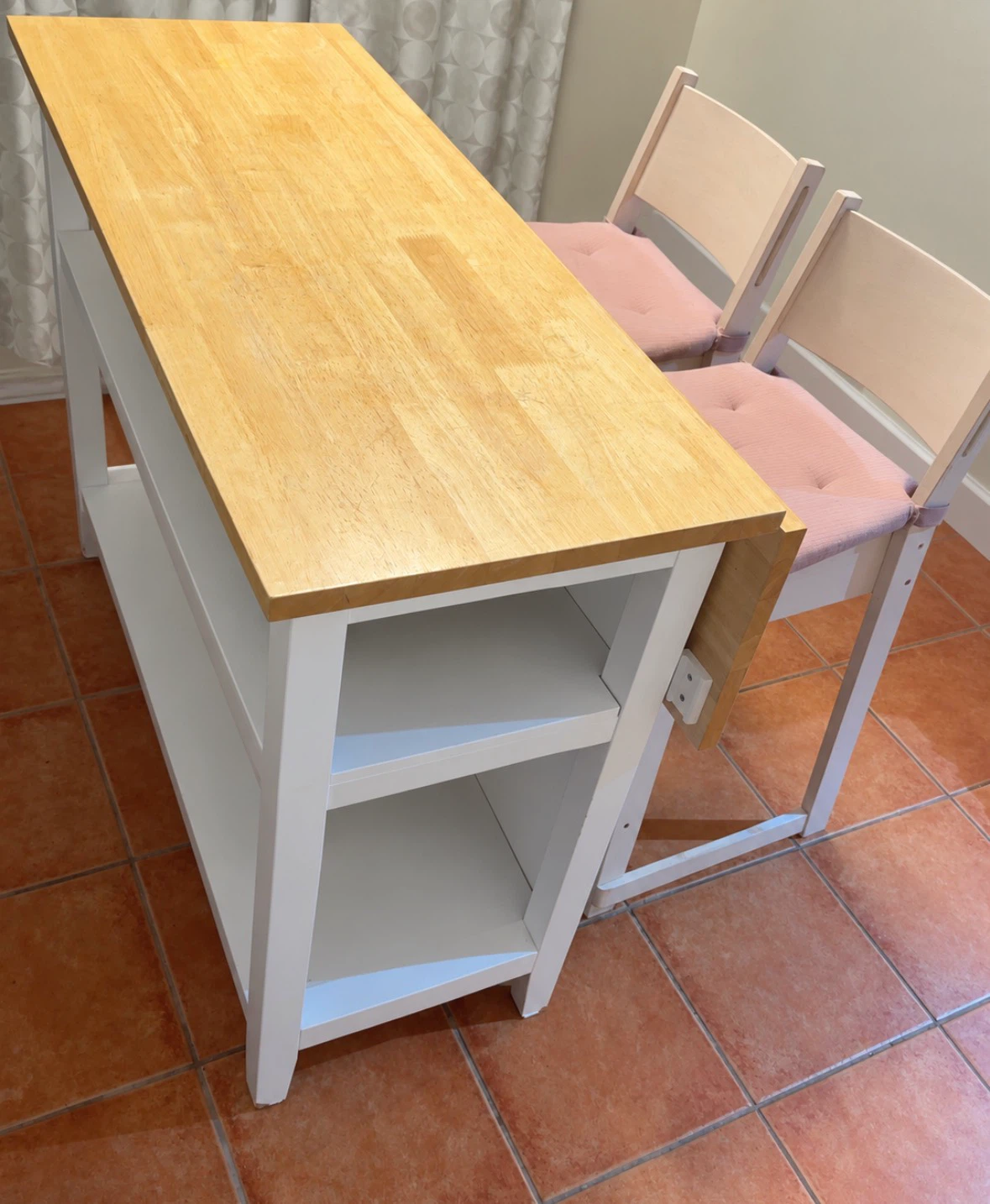 Bar height table with 2 chairs - photo 2