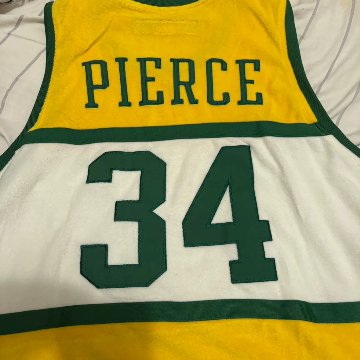 Two NBA Hardwood Classics Towel Jerseys