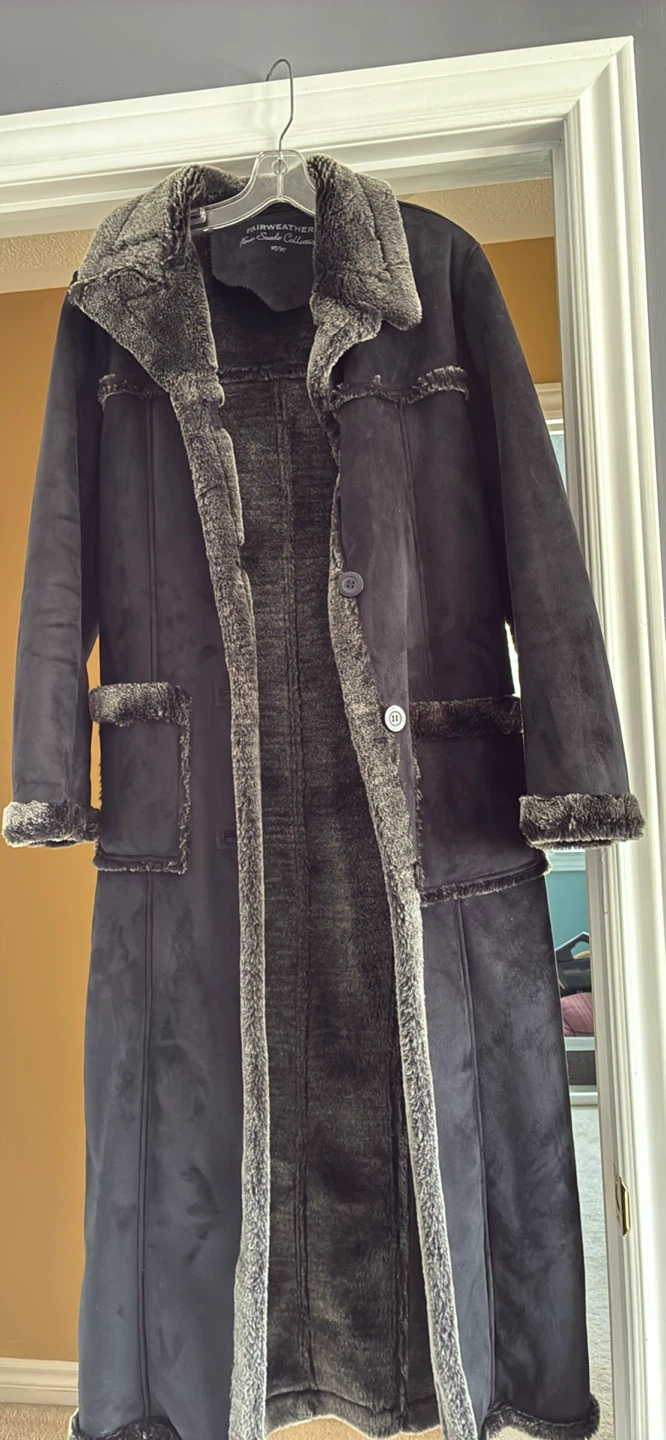Fairweather Faux Suede Long Coat - photo 3