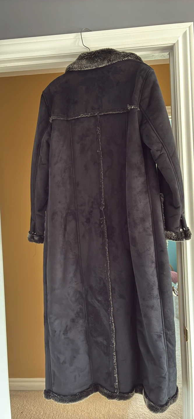 Fairweather Faux Suede Long Coat - photo 4