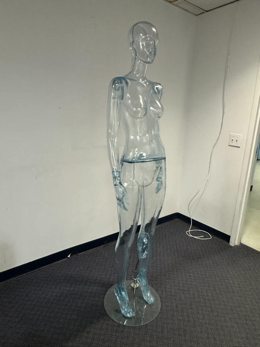Clear Acrylic Full-Body Female Mannequin - photo 2