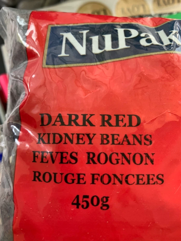 2 packs Dark red kidney beans