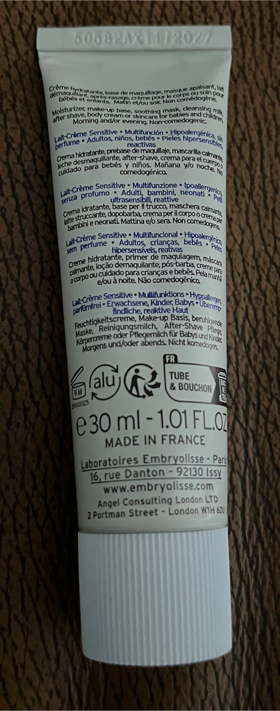 Embryolisse Lait-Crème Sensitive 30ml - photo 2