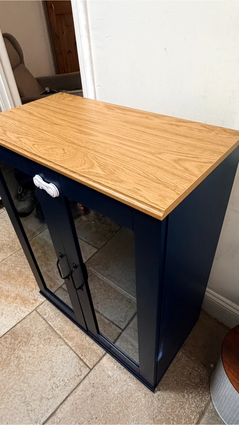IKEA HAVSTA Glass-door cabinet