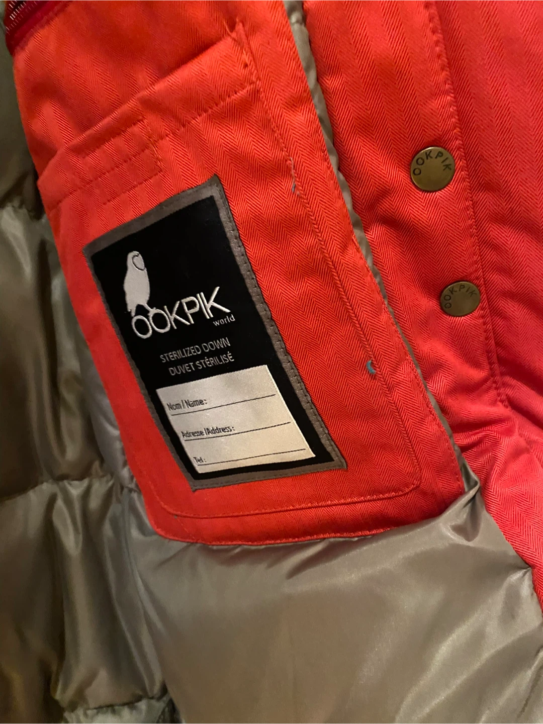 Ookpik World Red Down Parka - photo 4