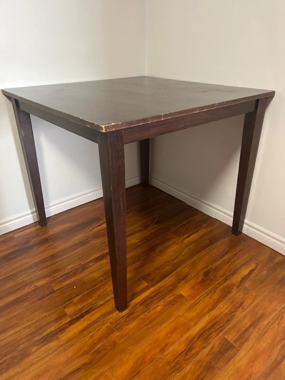 MOVING SALE ‼️ Dark Brown Square Dining Table