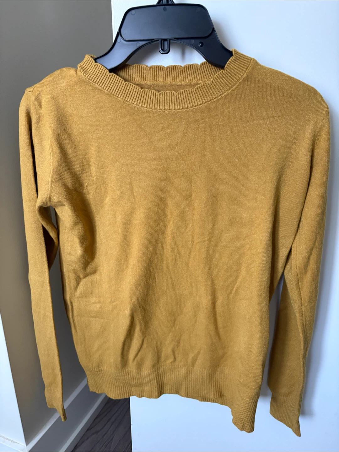 Mustard Yellow Crewneck Sweater