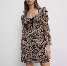 Zara Printed Mini Dress
