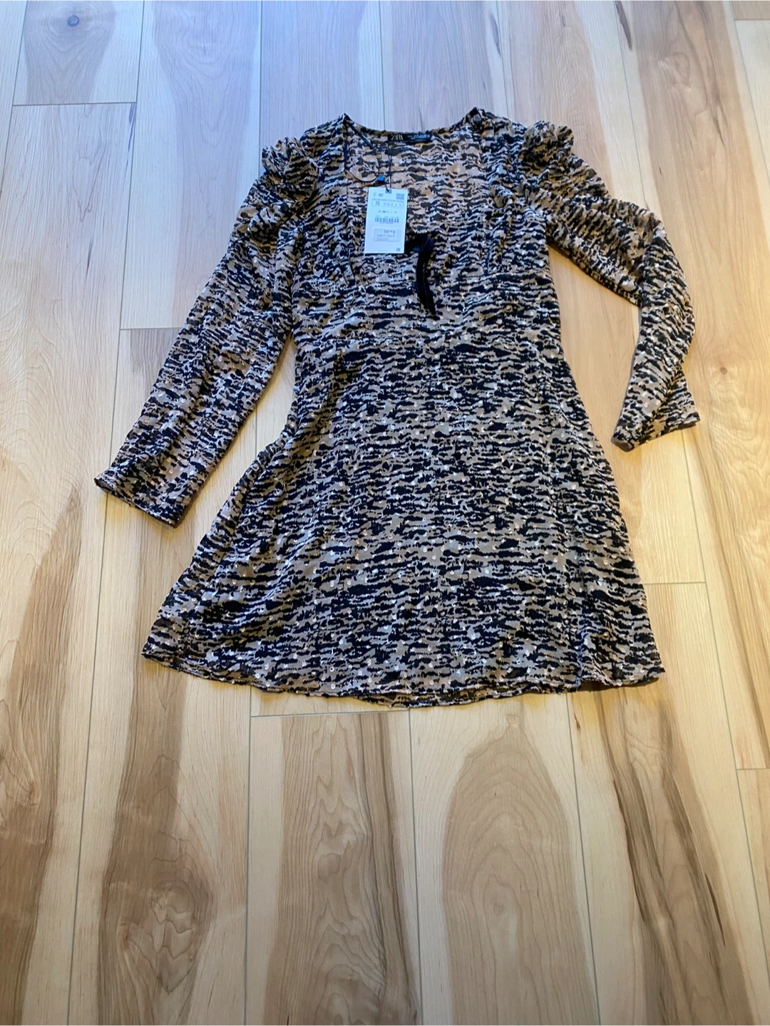 Zara Printed Mini Dress - photo 2