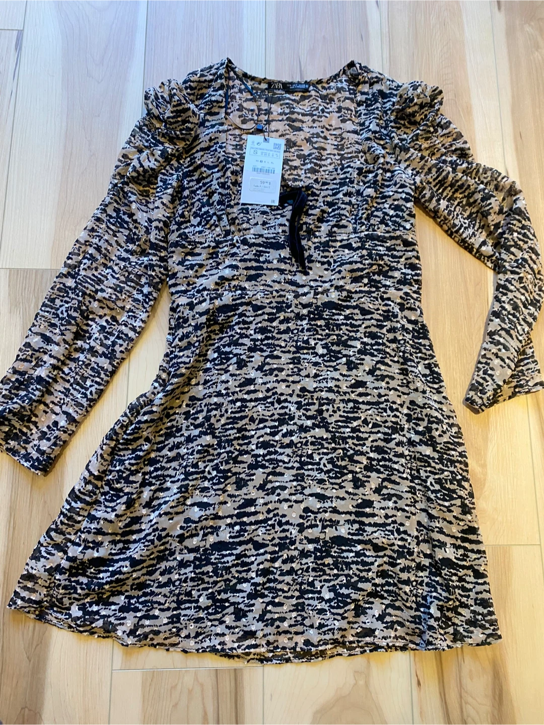 Zara Printed Mini Dress - photo 3