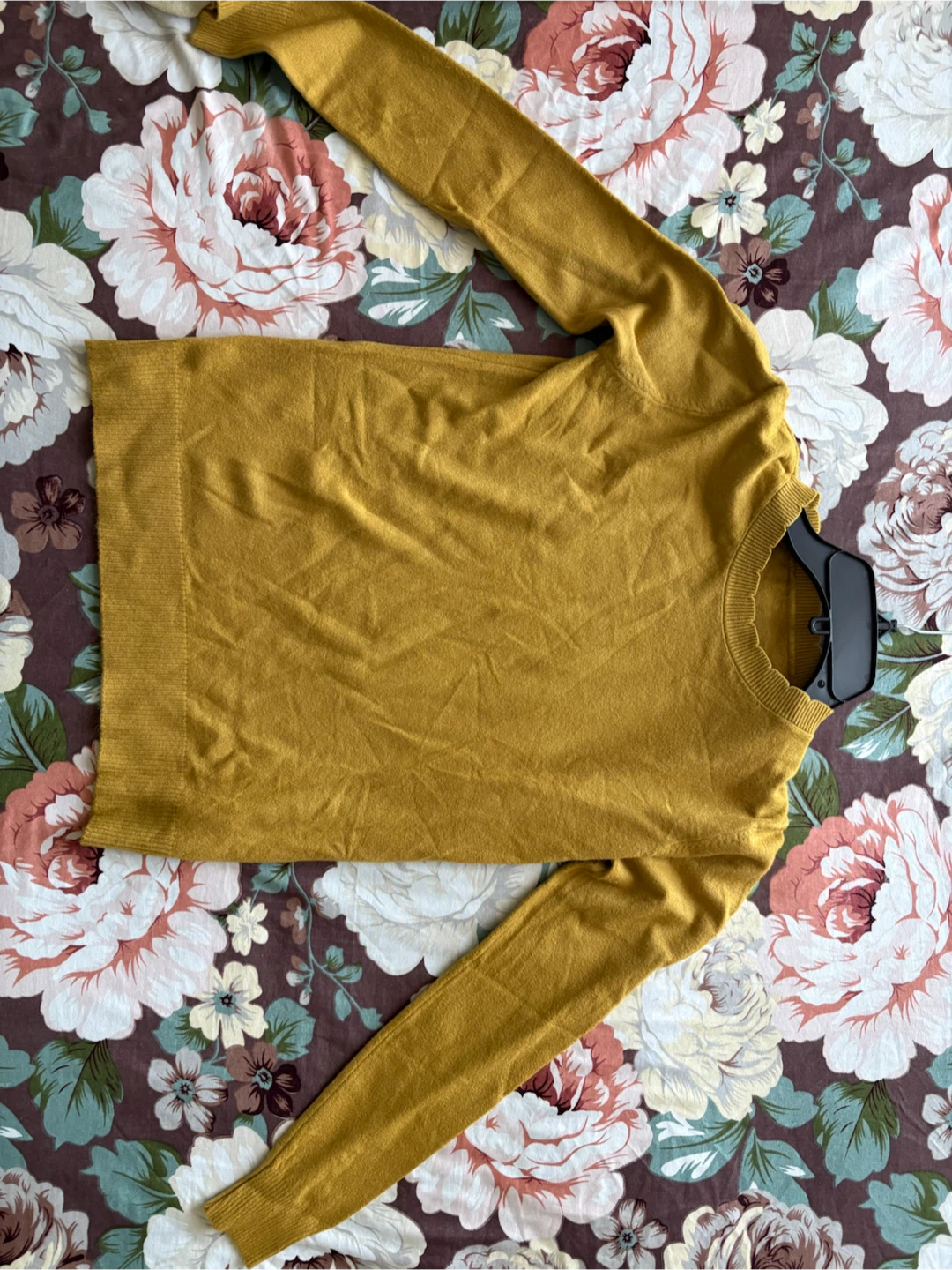 Mustard Yellow Crewneck Sweater - photo 3