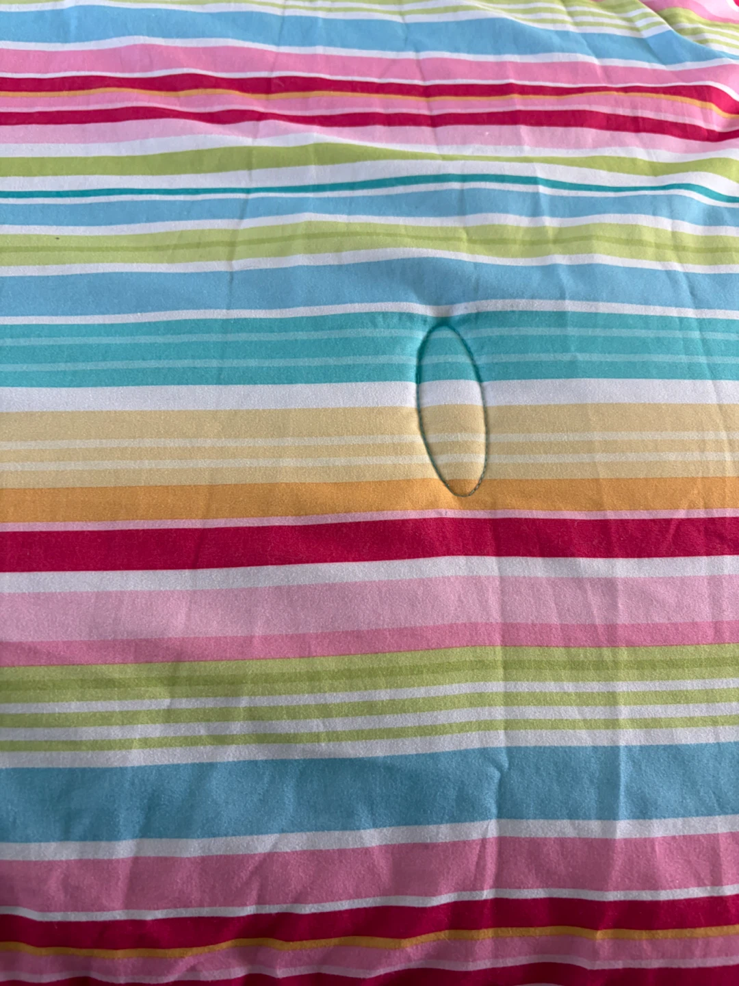 Full size-Striped multicolour comforter set - photo 2