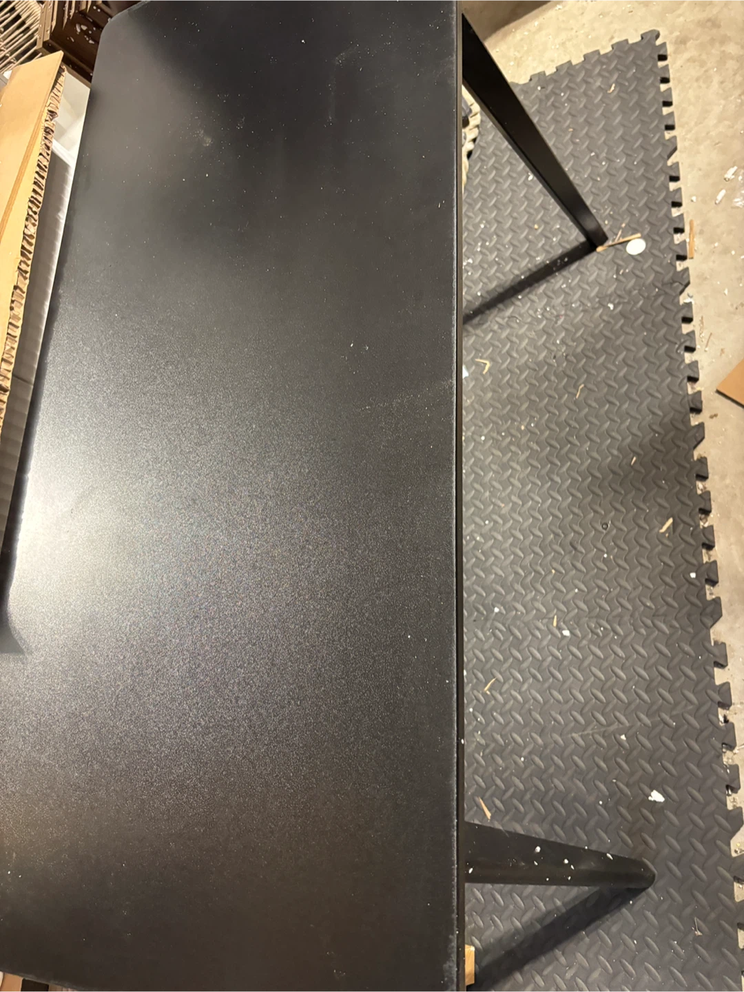 Black Modern Writing Desk with Two Drawers - photo 3