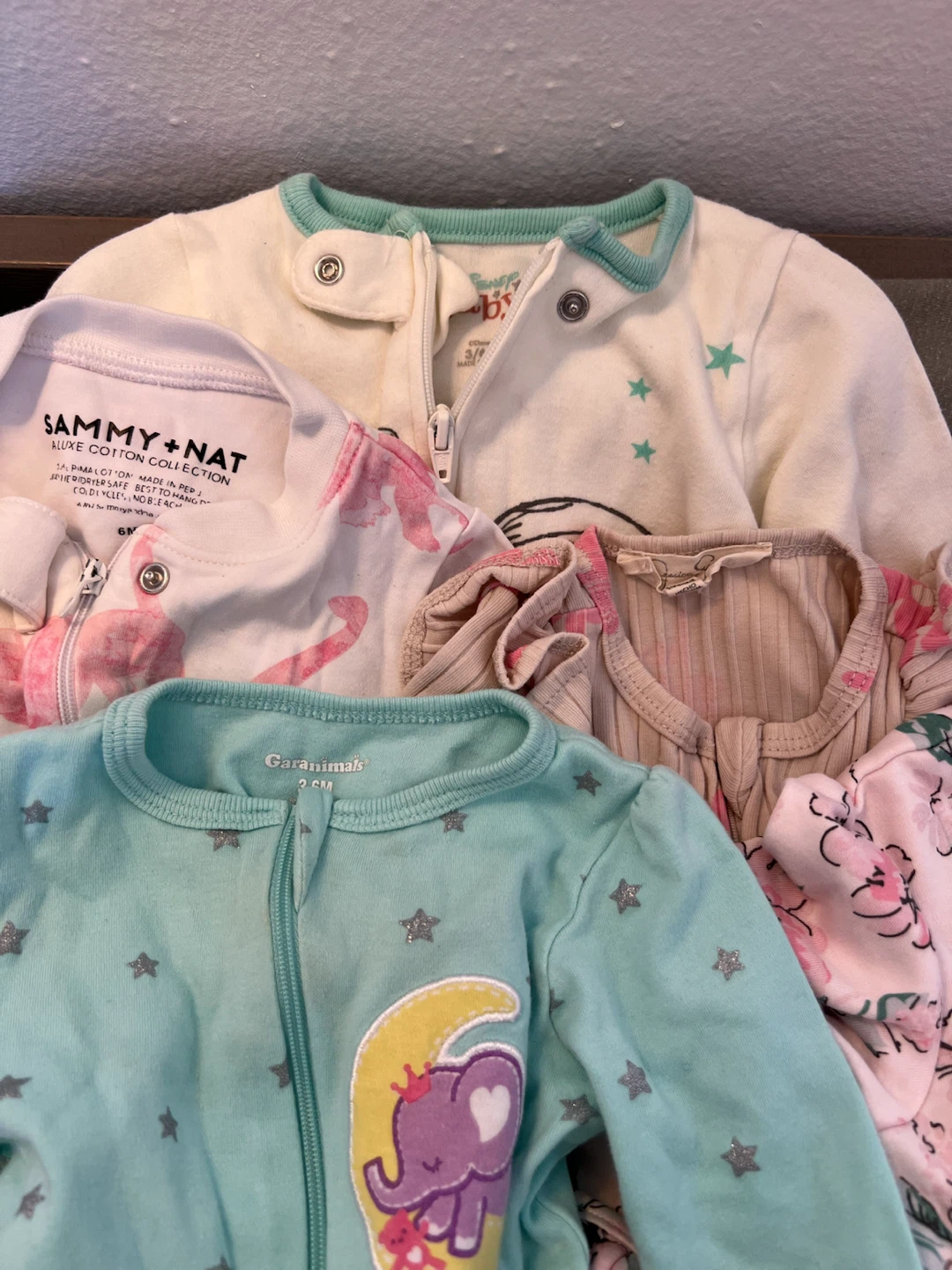 Assorted Baby Sleepers and Rompers 3-6 Months - photo 4