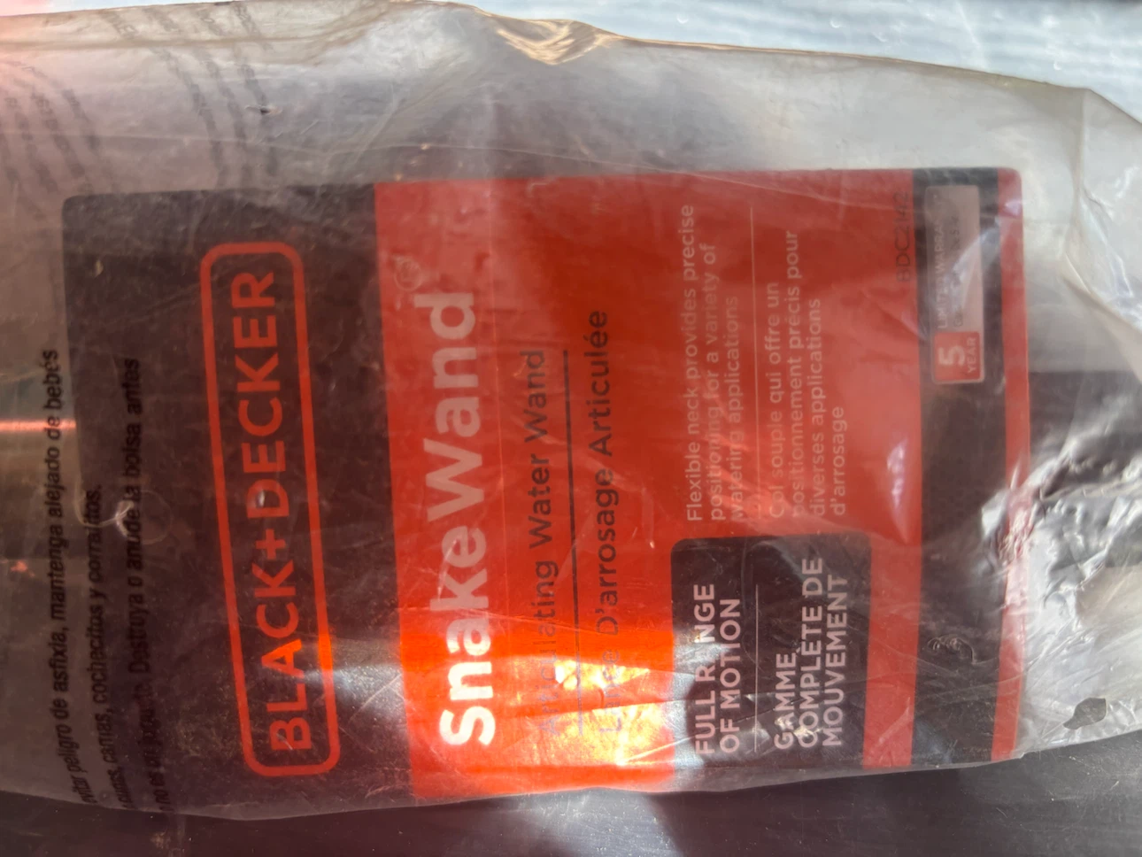 Black+Decker Snake Wand Articulating Water Wand