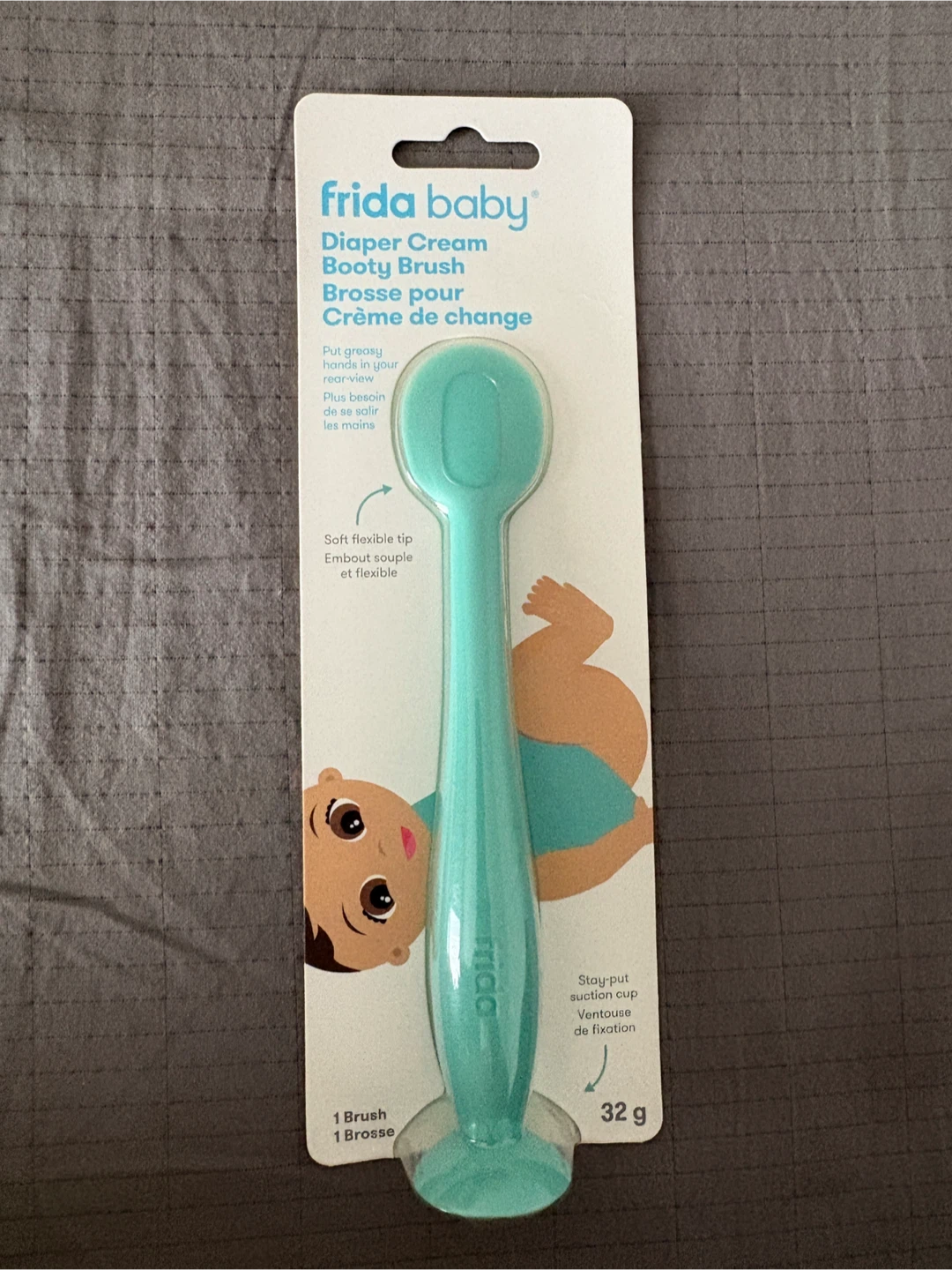Frida Baby Diaper Cream Booty Brush New