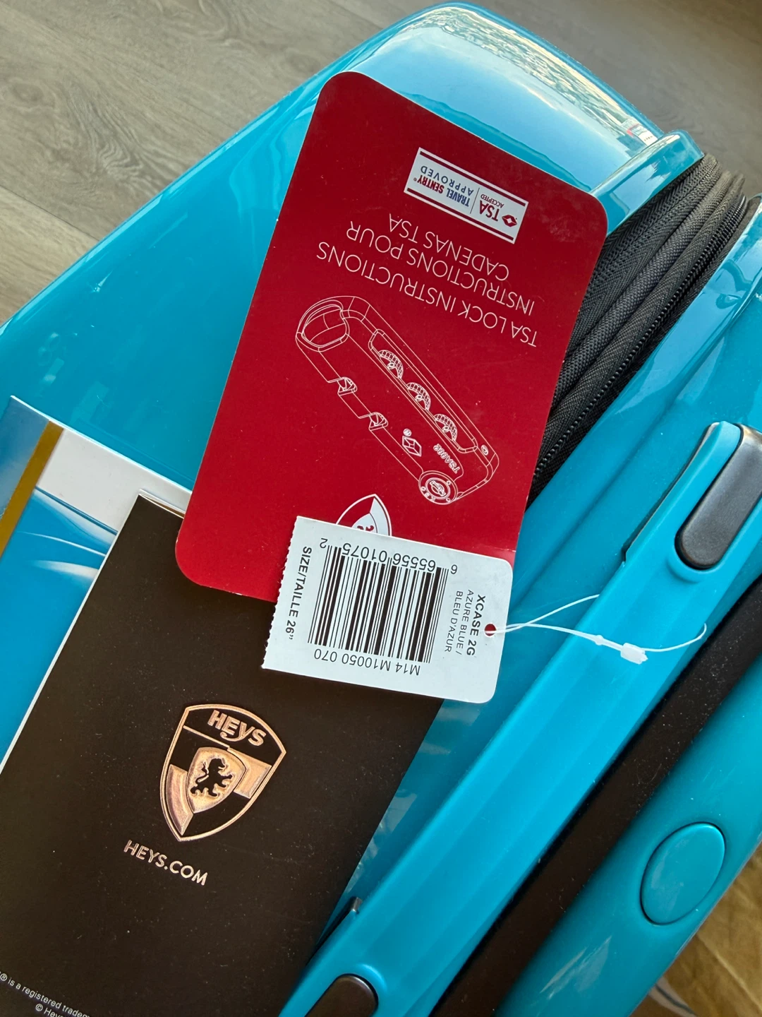 Heys XCase 2G 26-inch Spinner Luggage - Azure Blue - photo 2