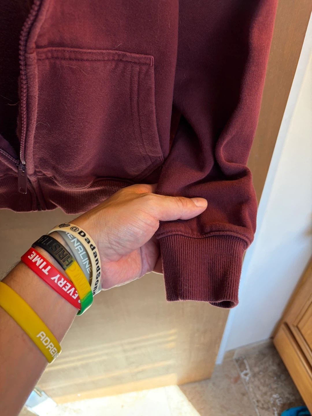 Gap Kids Maroon Zip-Up Hoodie Size L - photo 5
