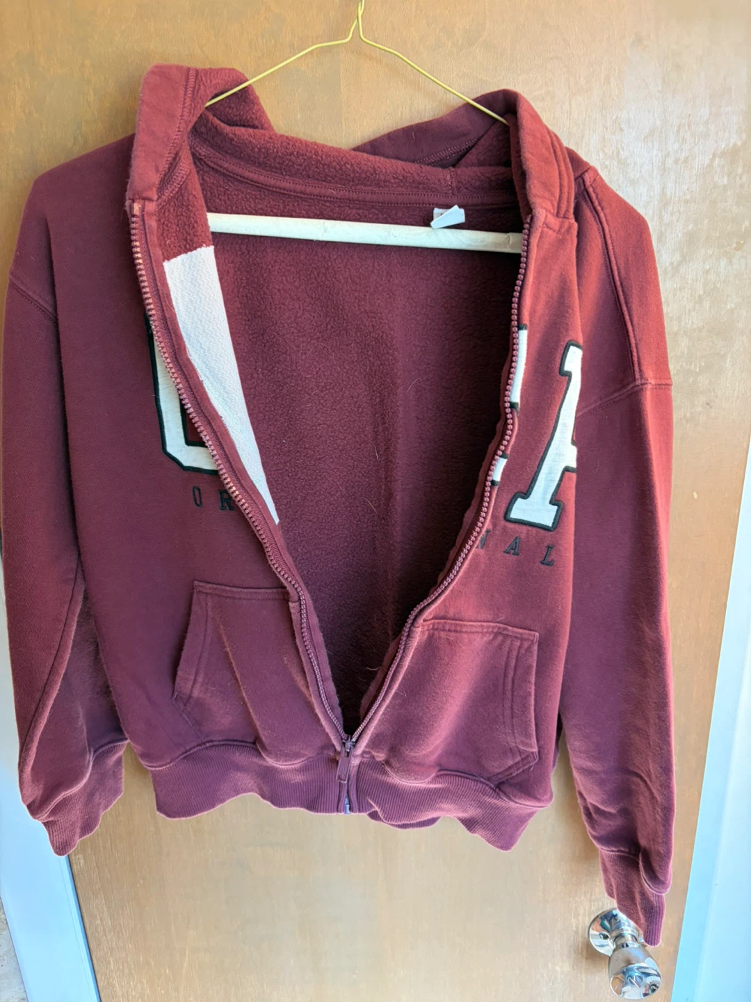 Gap Kids Maroon Zip-Up Hoodie Size L - photo 2