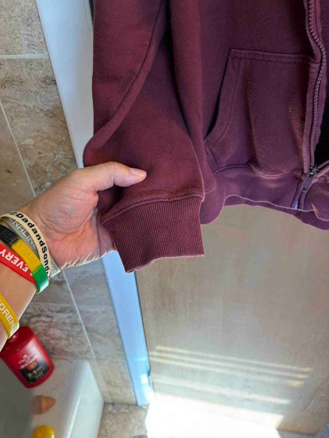 Gap Kids Maroon Zip-Up Hoodie Size L - photo 4
