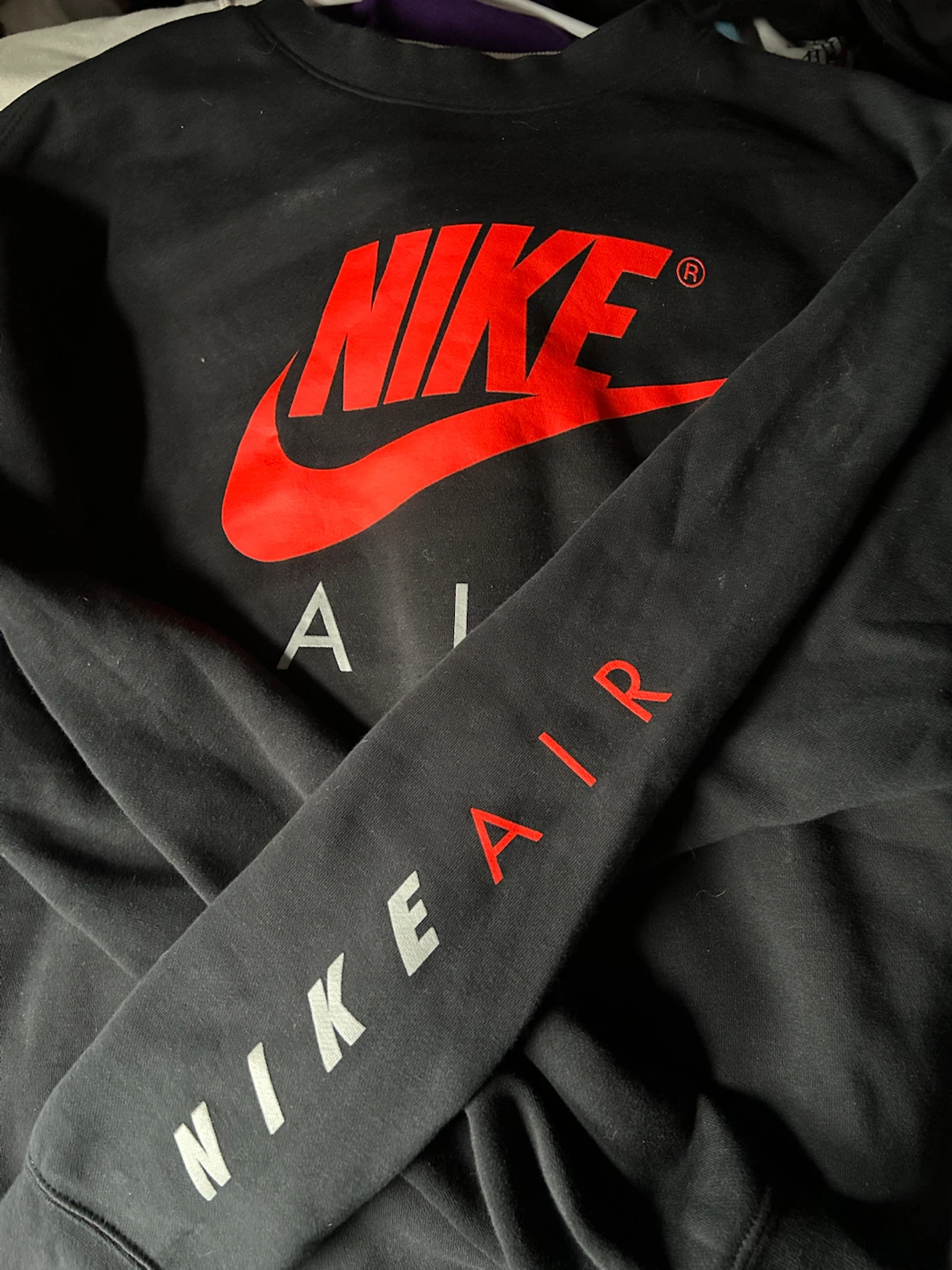 Nike Air Black Sweatshirt - photo 2